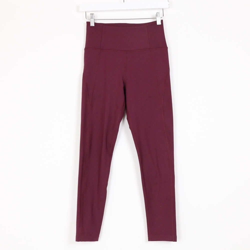 Girlfriend Collective Compressive High-Rise Legging Plum